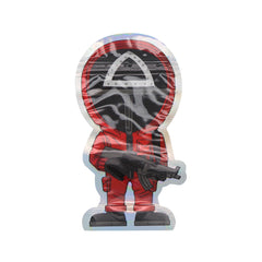 Holographic Die Cut Pink Guard Smell Proof Metallized Foil Stand Strong® Bags