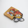 Flat Zipper Seal – Die Cut Mushroom Boy Smell Proof Mylar Foil with Matching Box 3.5g - Mushroom Boy