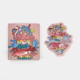 Flat Zipper Seal – Die Cut Shaved Ice Candy Cup Smell Proof Mylar Foil with Matching Box 3.5g