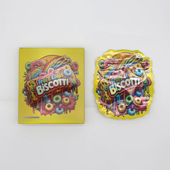 Flat Zipper Seal – Colorful Cereal Design Smell Proof Mylar Foil with Matching Box 3.5g