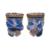 Flat Zipper Seal Bags – Holographic Blue Monster Smell Proof Mylar Foil