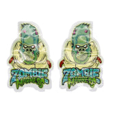 Flat Zipper Bottom Seal Bags – Holographic Gorilla Zombie Smell Proof Mylar Foil