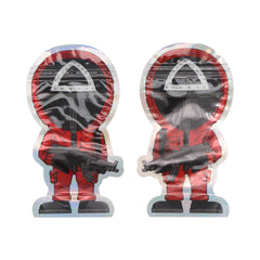 Holographic Die Cut Pink Guard Smell Proof Metallized Foil Stand Strong® Bags