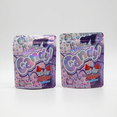 Holographic Popsicle Smell Proof Metallized Foil Stand Strong Bags with Matching Box 3.5g