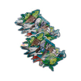 Flat Zipper Seal Bags – Holographic AK Smell Proof Mylar Foil