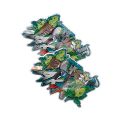 Flat Zipper Seal Bags – Holographic AK Smell Proof Mylar Foil