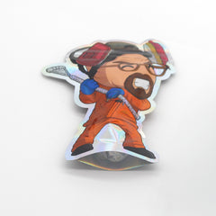 Holographic Science-Inspired Smell Proof Metallized Foil Stand Strong Bags with Matching Clear Window Box 3.5g