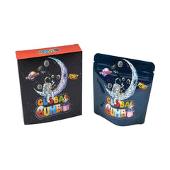 Holographic Astronaut Smell Proof Metallized Foil Stand Strong® Bags with Matching Box 3.5g