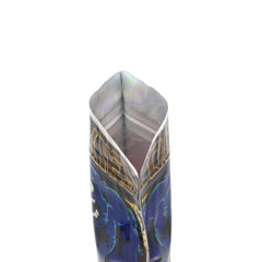 Flat Zipper Seal Bags – Holographic Blue Monster Smell Proof Mylar Foil