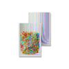 Clear Plastic and Galactic Holographic Metallic Mylar Flat Open Top Packaging Bags - Galactic Holographic