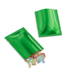 Glossy Mylar Foil Open Fill Packaging Bags