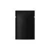 Colorful Matte Mylar Foil Open Fill Bags - Waxed Black