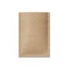 Natural Kraft Mylar Foil Open Top Packaging Bags - Peanut Brown