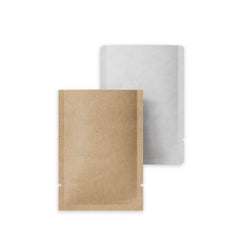 Natural Kraft Mylar Foil Open Top Packaging Bags