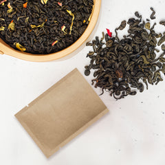 Natural Kraft Mylar Foil Open Top Packaging Bags