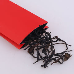 Matte Side Gusset Metallized Foil Open Top Block Bottom Bags with Tear Notch