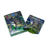 Holographic Gas Masked Smell Proof Metallized Foil Stand Strong® Bags with Matching Box 3.5g