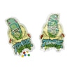 Flat Zipper Bottom Seal Bags – Holographic Gorilla Zombie Smell Proof Mylar Foil - Holographic Gorilla Zombie