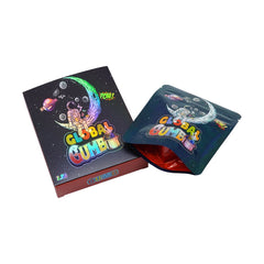 Holographic Astronaut Smell Proof Metallized Foil Stand Strong® Bags with Matching Box 3.5g