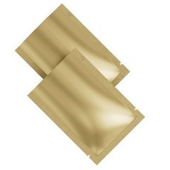 Matte Antique Gold Mylar Foil Open Fill Bags