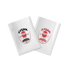 Customizable Glossy Fantasy White Single Side Window Polyethylene Open Top Bags (Basic Printing)