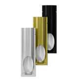 Metallic Metallized Open Top Bags with an Oval Transparent Window