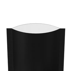 Matte Mylar Flat Open Top Bags with Clear Transparent Side Window