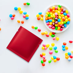 Colorful Matte Aluminum Foil Open Fill Packaging Bags