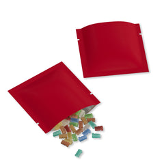 Colorful Matte Aluminum Foil Open Fill Packaging Bags
