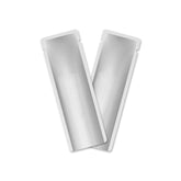 Customizable Iron Silver Aluminum SlickSeal™ Stick Pouches Bags with Rounded Corners (Basic Printing)