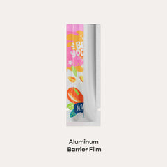 Customizable Aluminum Open Top Stick Pouches with Straight Corners (Full Customization)