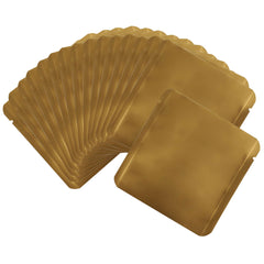 Matte Acapulco Gold Square Aluminum Foil Packaging Bag with Rounded Corners