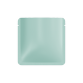 Matte Vintage Blue Square Aluminum Foil Packaging Bag with Rounded Corners