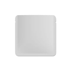Customizable Matte Square Aluminum Open Top Bag with Rounded Corners (Full Customization)