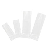 Glossy Quartz Clear Plastic Flat SlickSeal™ Stick Pouches