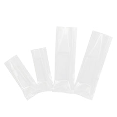 Glossy Quartz Clear Plastic Flat SlickSeal™ Stick Pouches