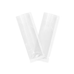 Customizable Glossy Quartz Clear Plastic Flat Open Top Stick Pouches (Basic Printing)