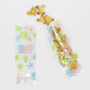 Glossy Clear Glass Printed Multi-Designed Pattern SlickSeal™ Bags - Seashell