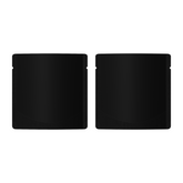 Matte Waxed Black Square Aluminum with Rounded Corner Stand Up SlickSeal™ Bags