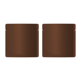 Matte Mahogany Brown Square Aluminum with Rounded Corner Stand Up SlickSeal™ Bags