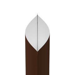Matte Mahogany Brown Square Aluminum with Rounded Corner Stand Up SlickSeal™ Bags