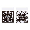 Clear Halloween Two Designs Cellophane Plastic Self-Adhesive Bags - Black