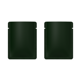 Double-Sided Matte Deep Teal Green Aluminum Open Bottom SlickSeal™ Sample Bags