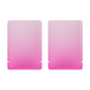 Matte Double-Sided Ombre Gradient Mylar Foil SlickSeal™ Bags - Gradient Puce Pink