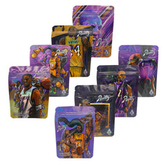 Holographic LA Team Smell Proof Metallized Foil Stand Strong® Bags