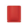 Colorful Matte Aluminum Open Bottom Packaging Bags - Poppy Red