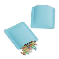 Colorful Matte Aluminum Open Bottom Packaging Bags
