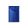 Shimmery Textured Metallized Foil Open Top Packaging Bags - Brushed Metal Blue