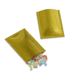 Shimmery Textured Metallized Foil Open Top Packaging Bags