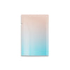 Glossy Double-Sided Two-Tone Ombre Gradient Mylar Open Top Packaging Bags - Cotton Candy Pink